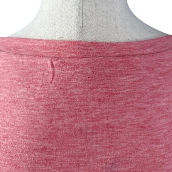 Saukole Women's V-neck Sleeveless Pink Top Tee Rainbow Stripes Pink Size XXL NWT - Picture 11 of 15